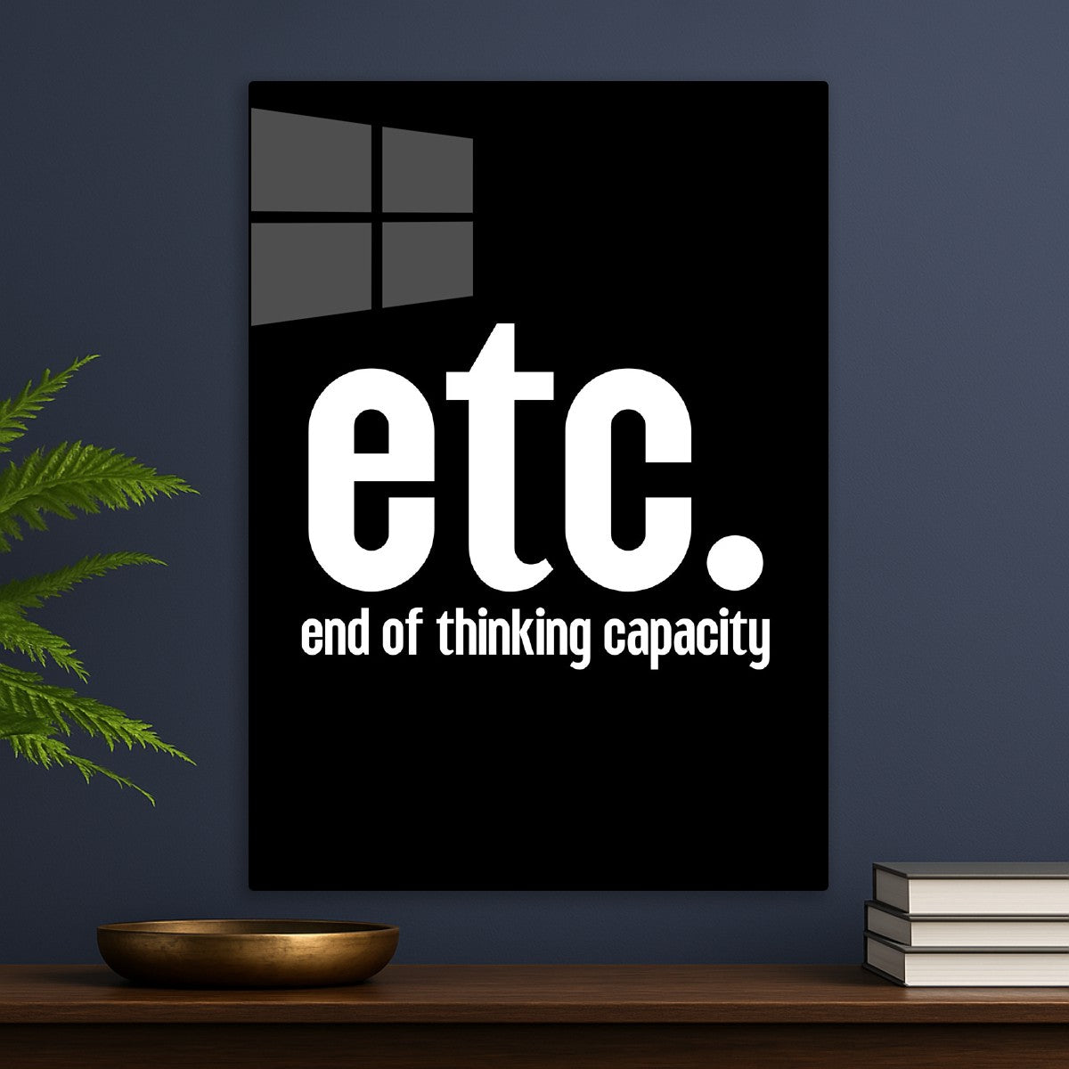 Etc end of thinking capacity