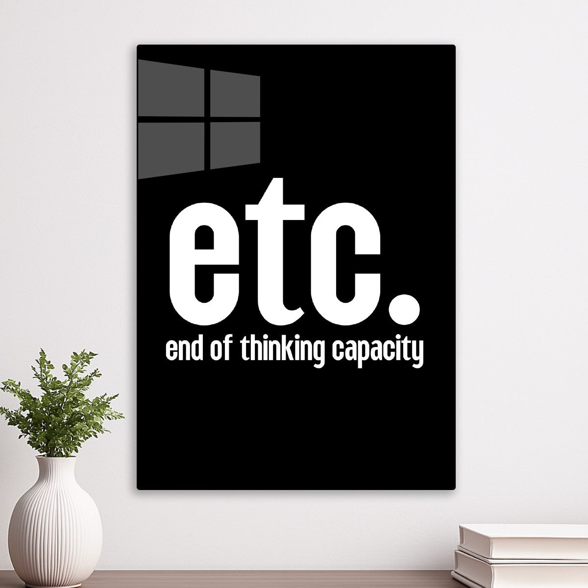 Etc end of thinking capacity