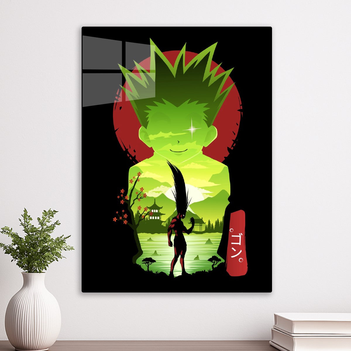 Gon freecs silhouette, hunter x hunter