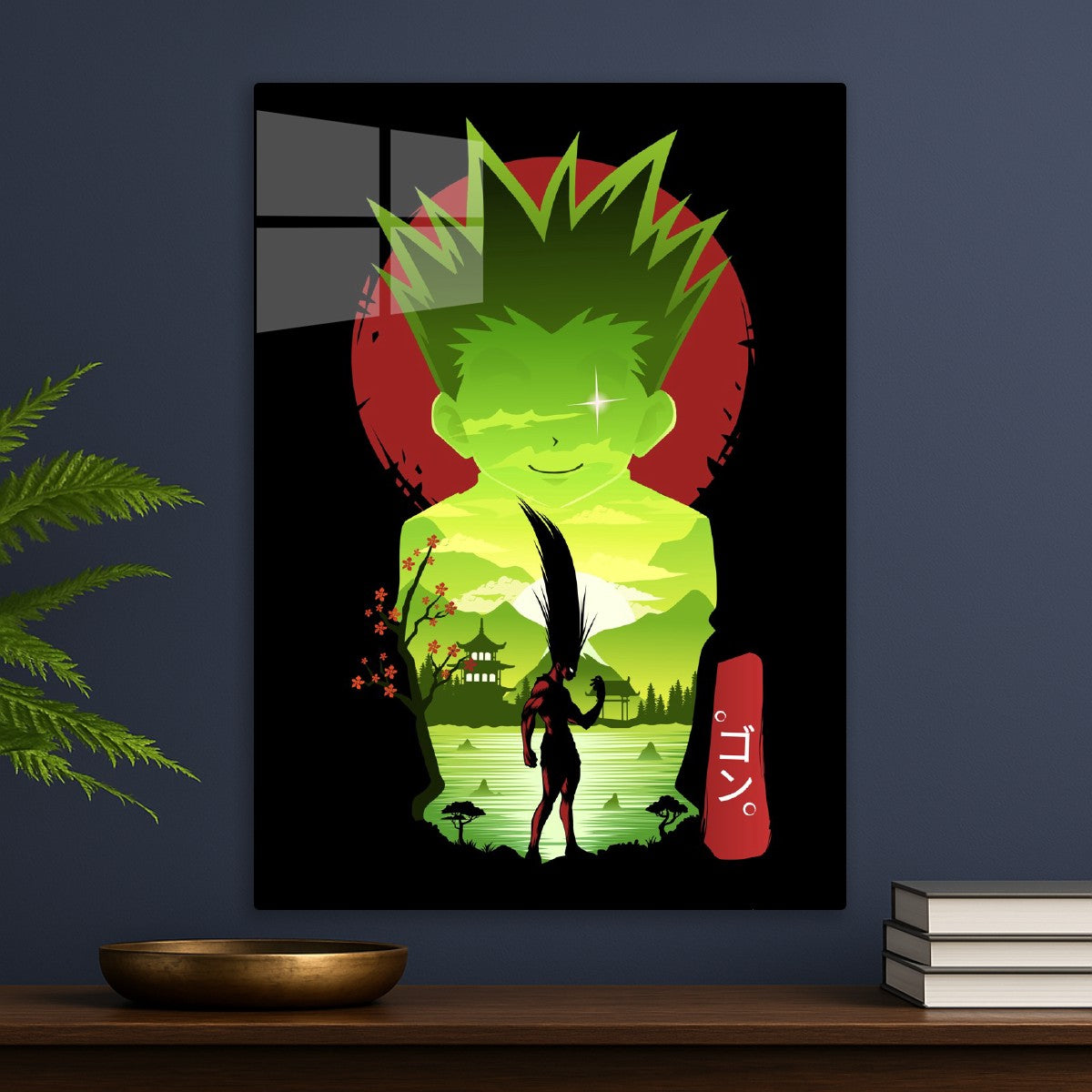 Gon freecs silhouette, hunter x hunter