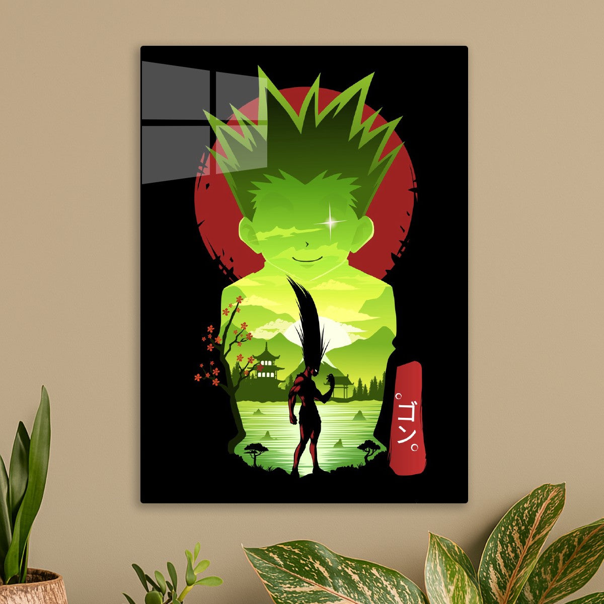Gon freecs silhouette, hunter x hunter