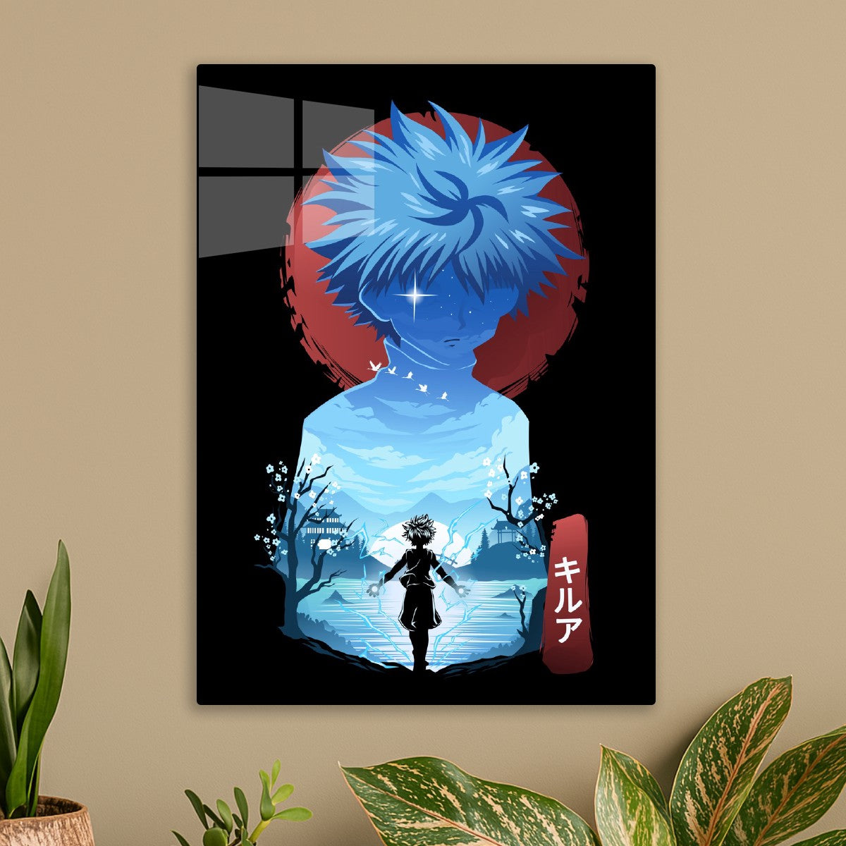 Killua zoldyck silhouette , hunter x hunter