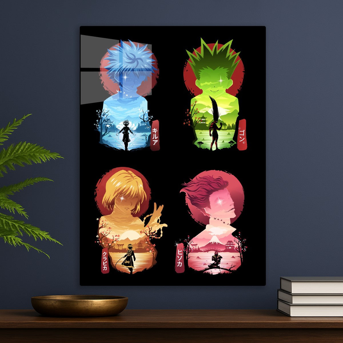 four characters hunter x hunter