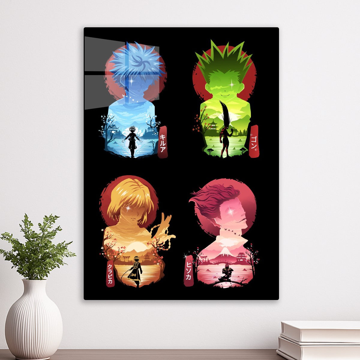 four characters hunter x hunter