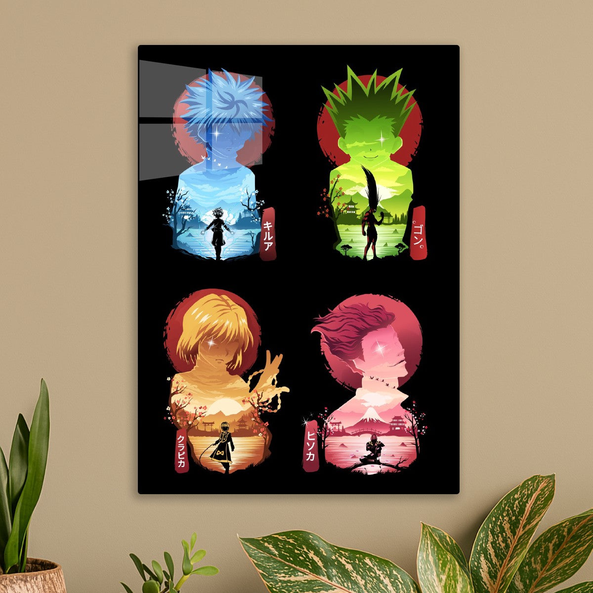 four characters hunter x hunter