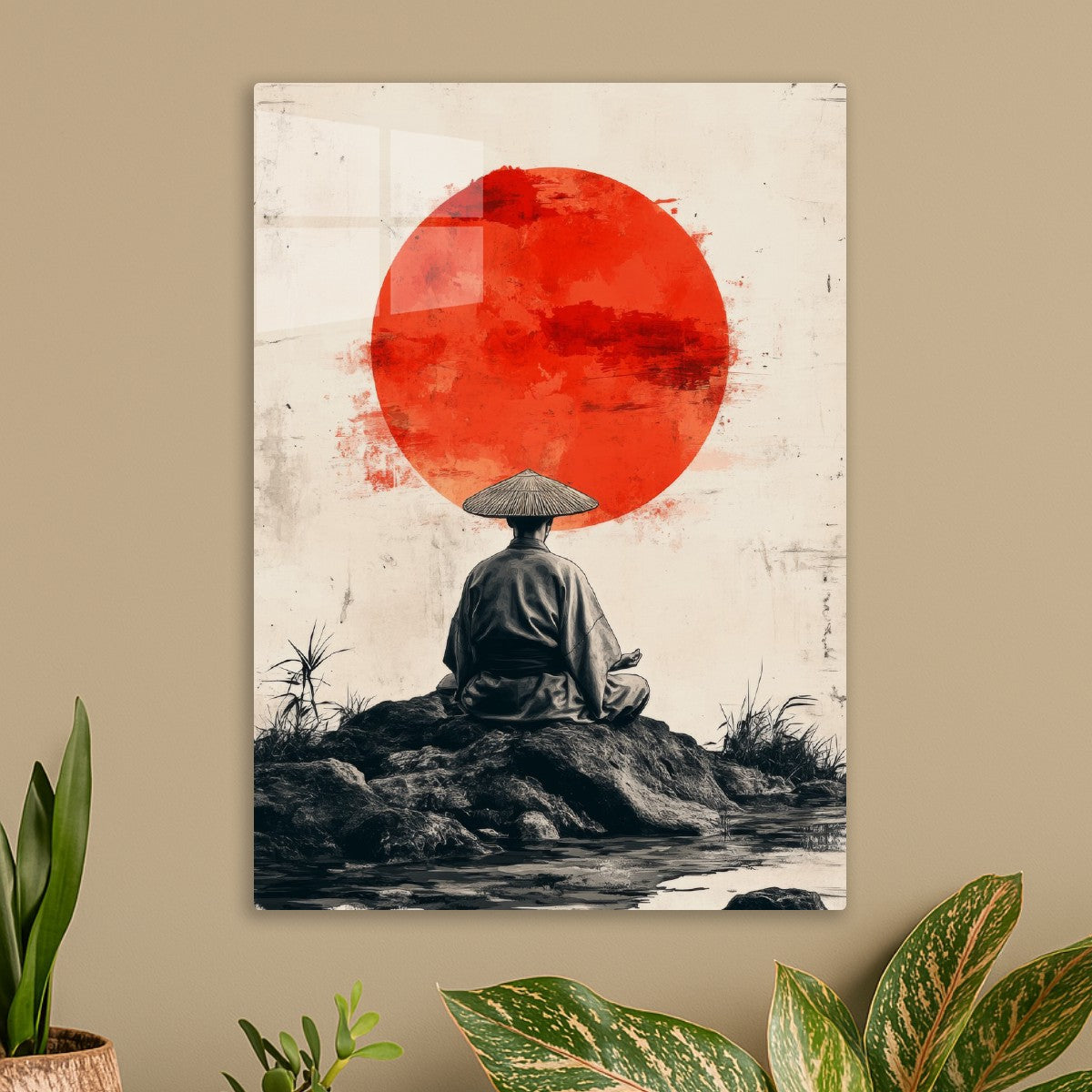 Meditation under Red Sun