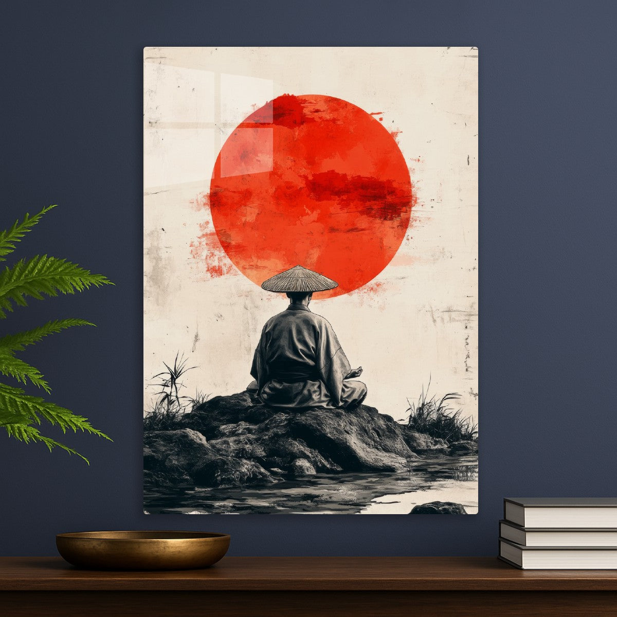 Meditation under Red Sun