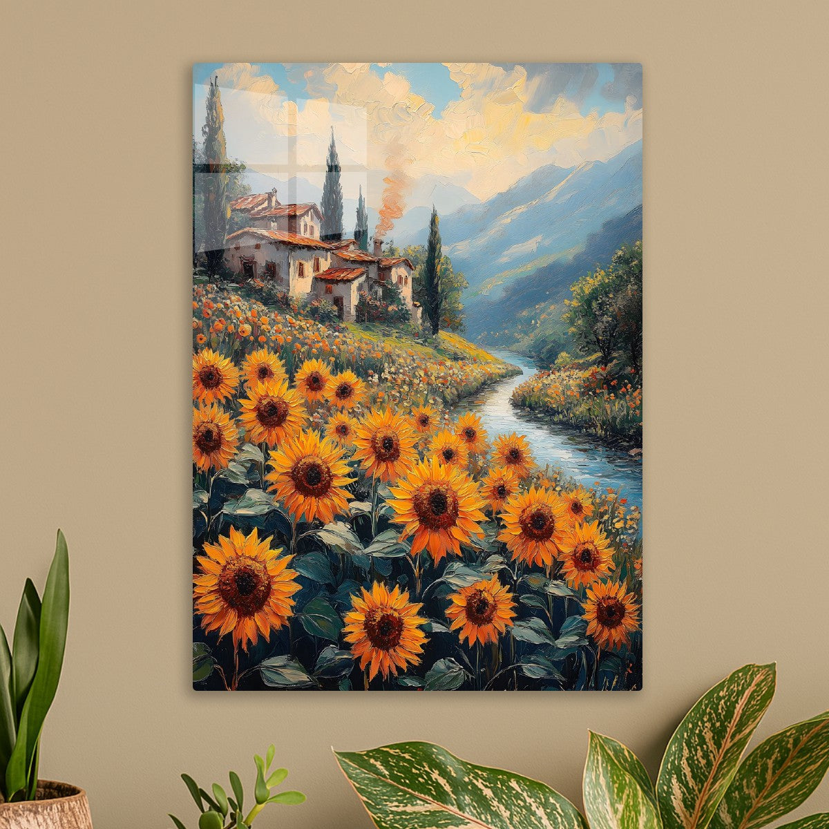 Sunlit Sunflowers Serenity