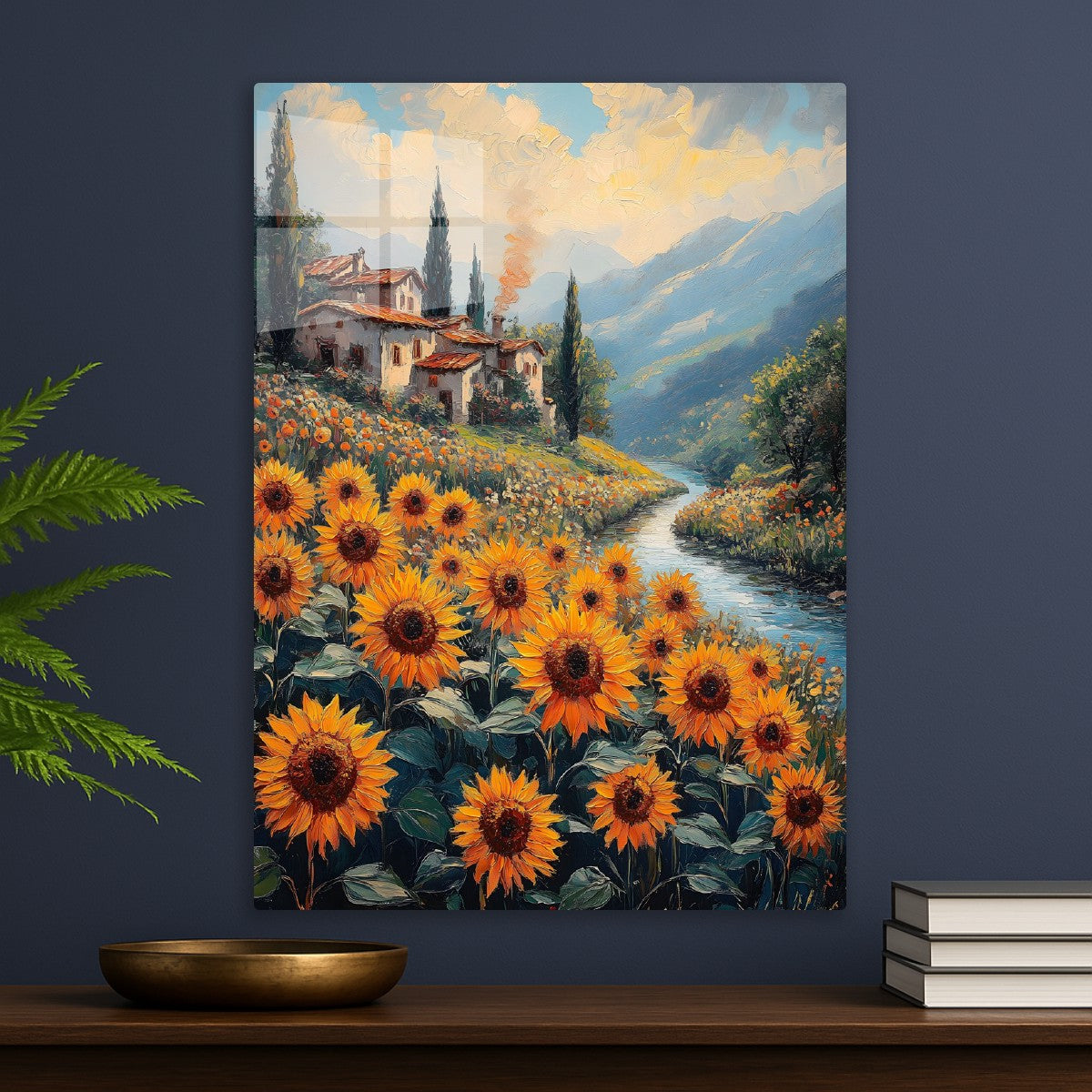 Sunlit Sunflowers Serenity