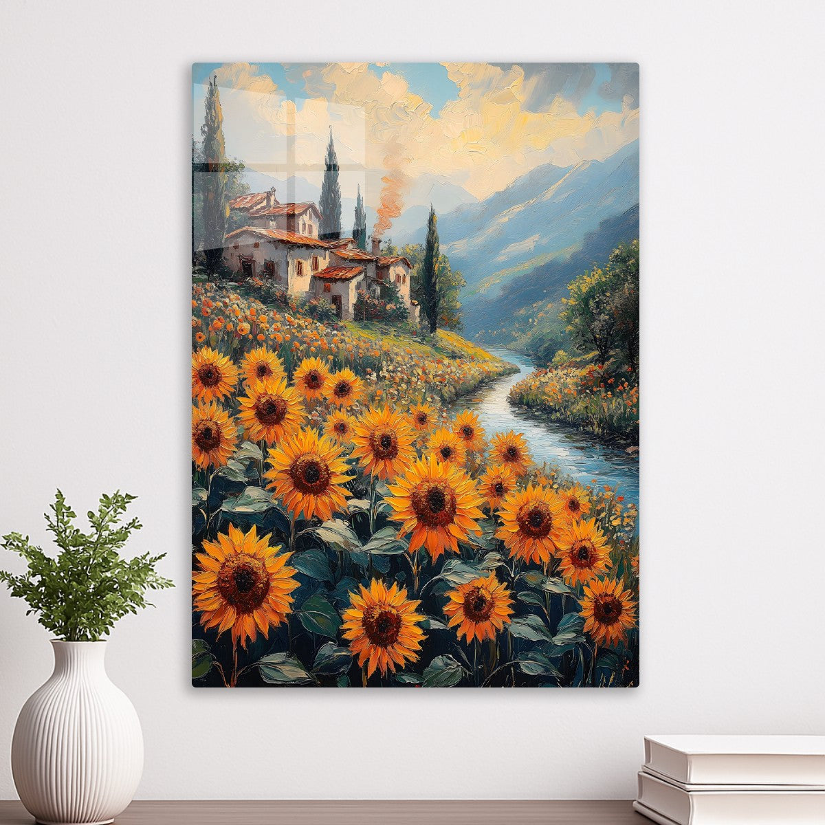 Sunlit Sunflowers Serenity