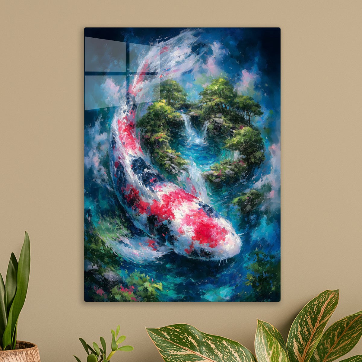 Enchanted Koi Fish Whirl of Dreams