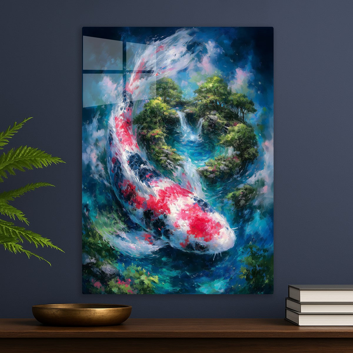 Enchanted Koi Fish Whirl of Dreams