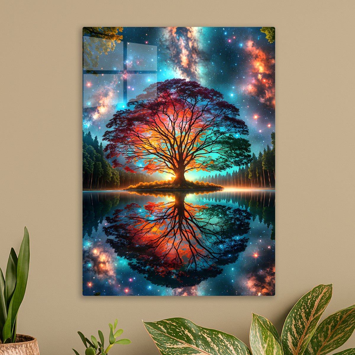 Cosmic Arbor Tree Of Life Reflections