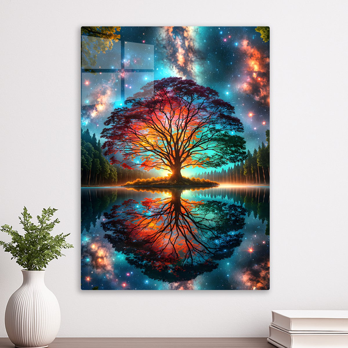 Cosmic Arbor Tree Of Life Reflections