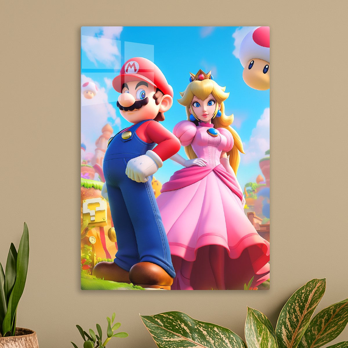 Princess Peach and mario