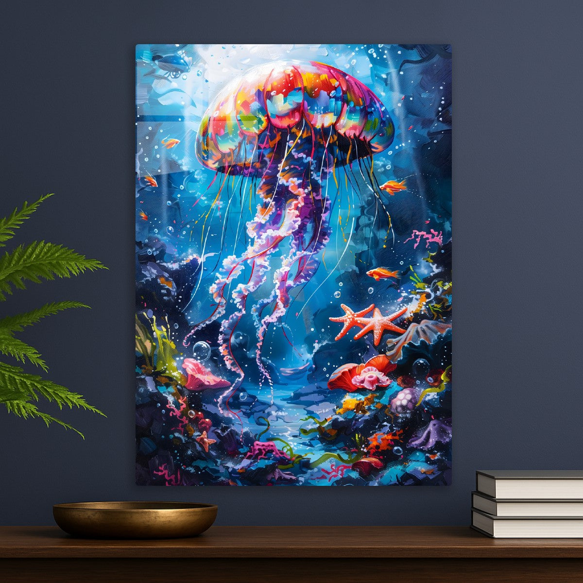 Kaleidoscope Depths Of Jellyfish