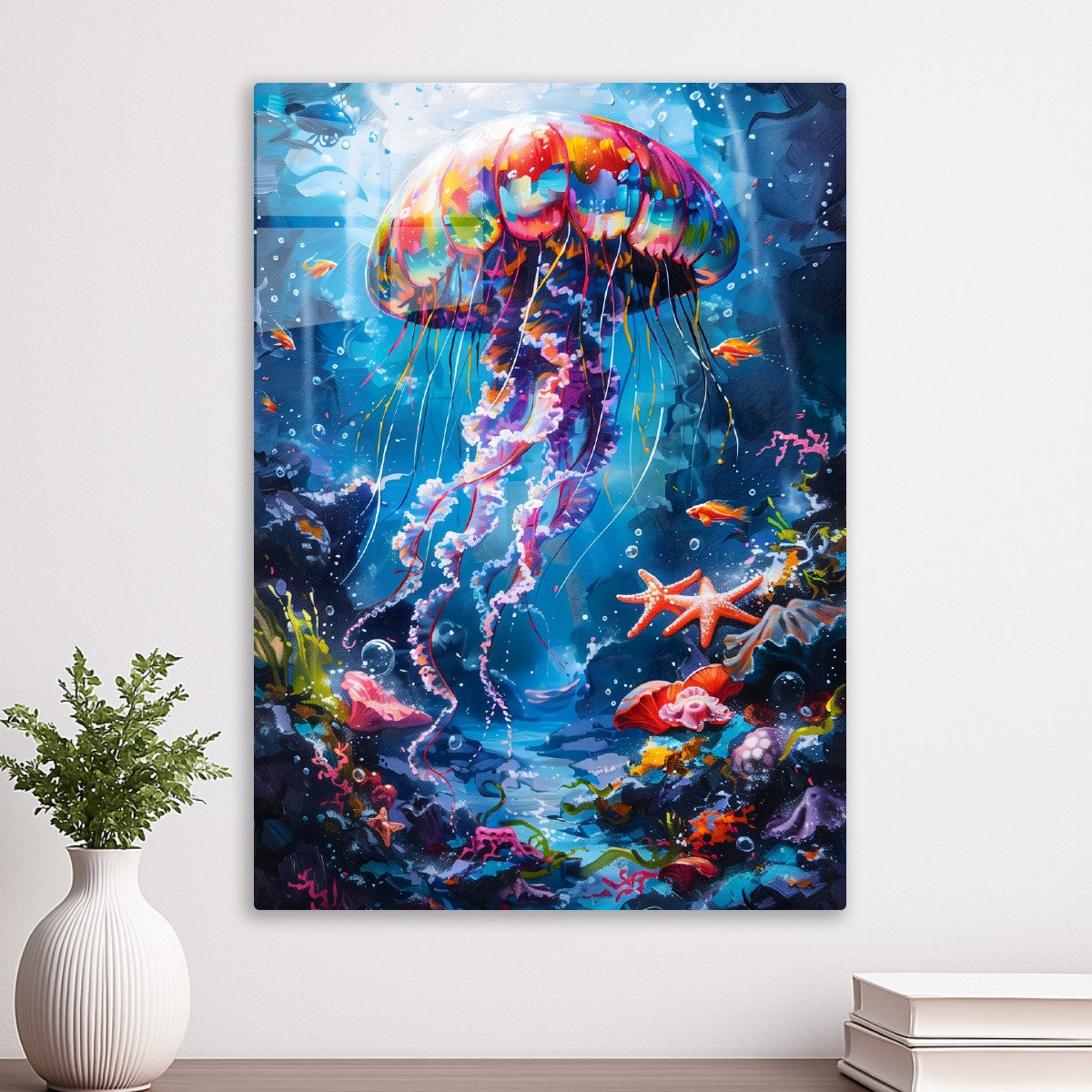 Kaleidoscope Depths Of Jellyfish