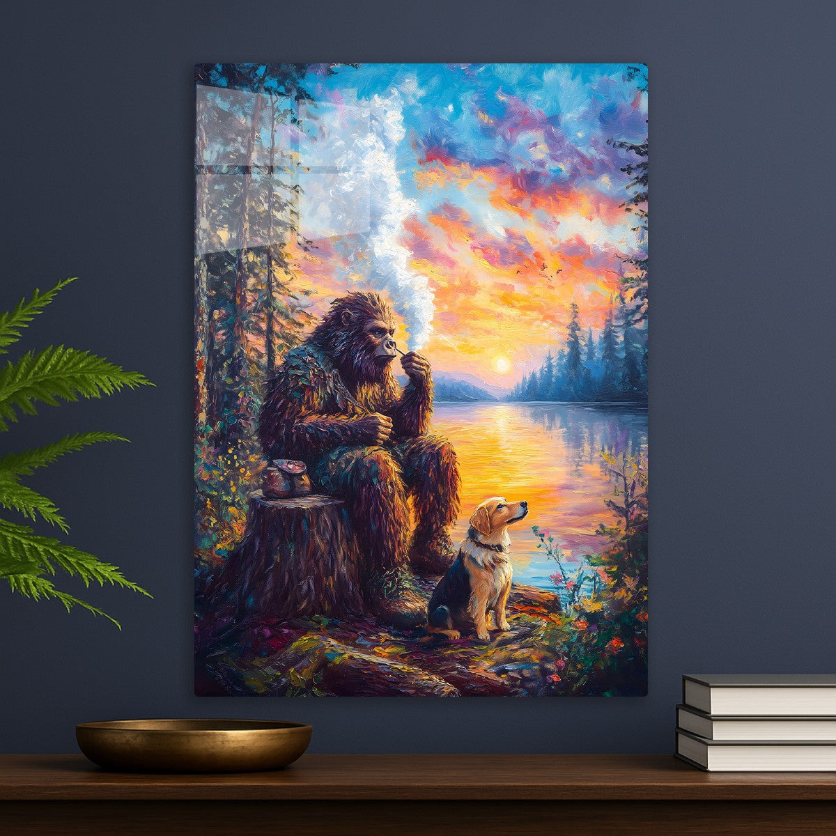 Sunset Serenity with Sasquatch