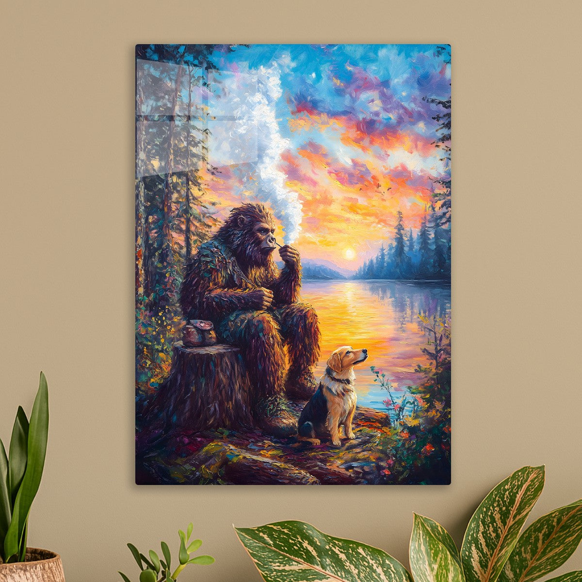 Sunset Serenity with Sasquatch