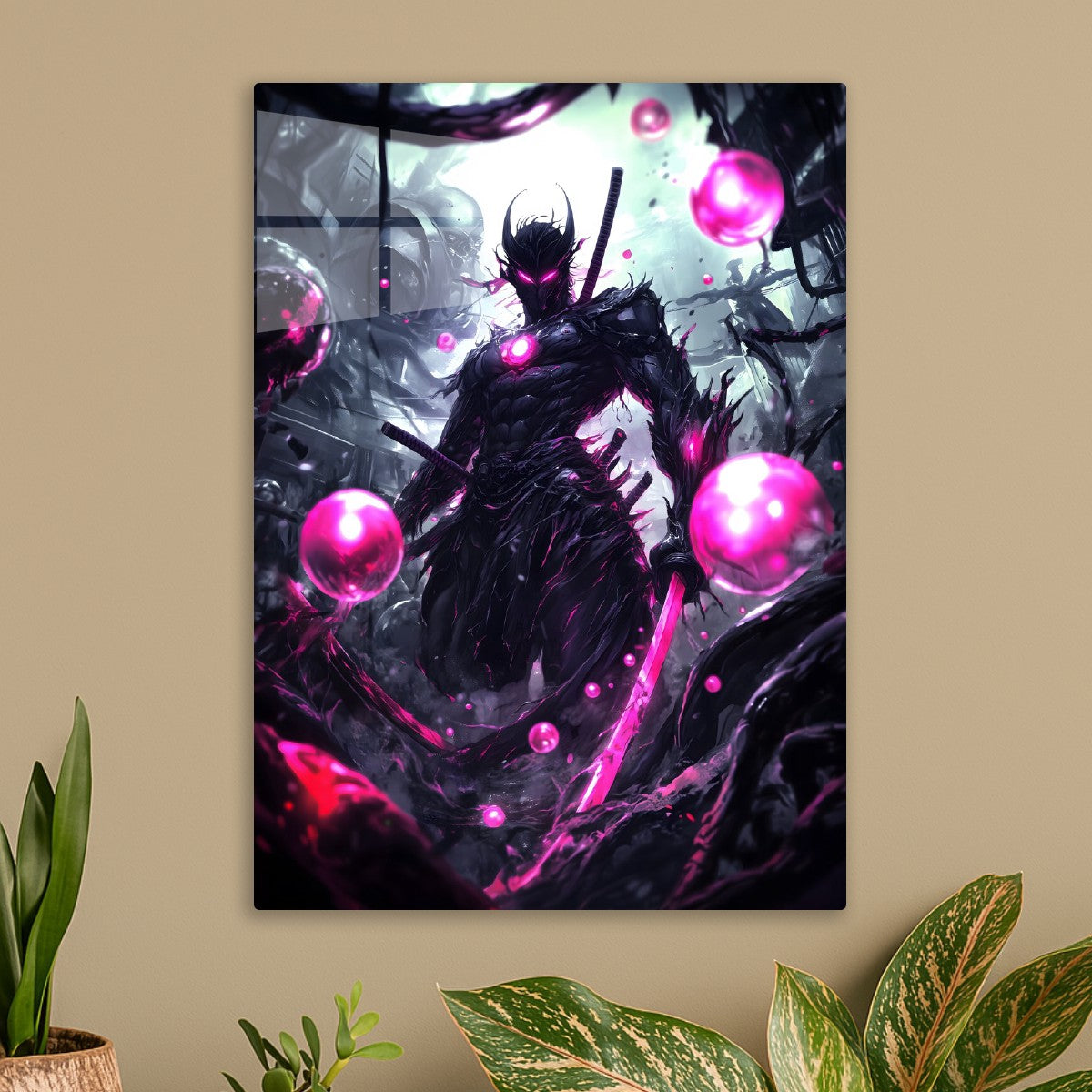 Neon Samurai's Cosmic Battle