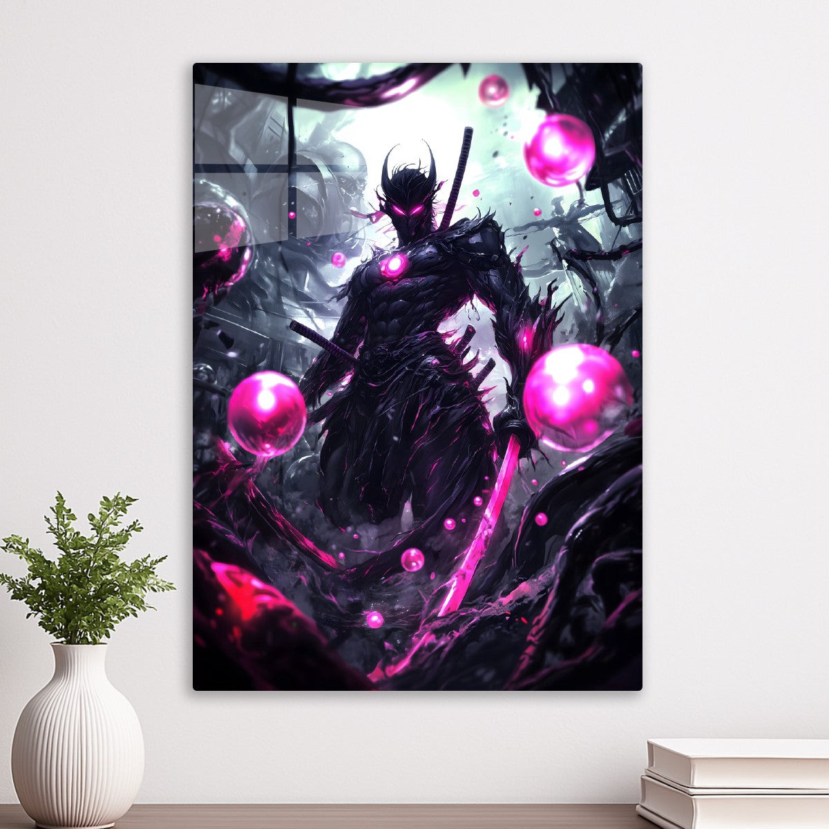 Neon Samurai's Cosmic Battle