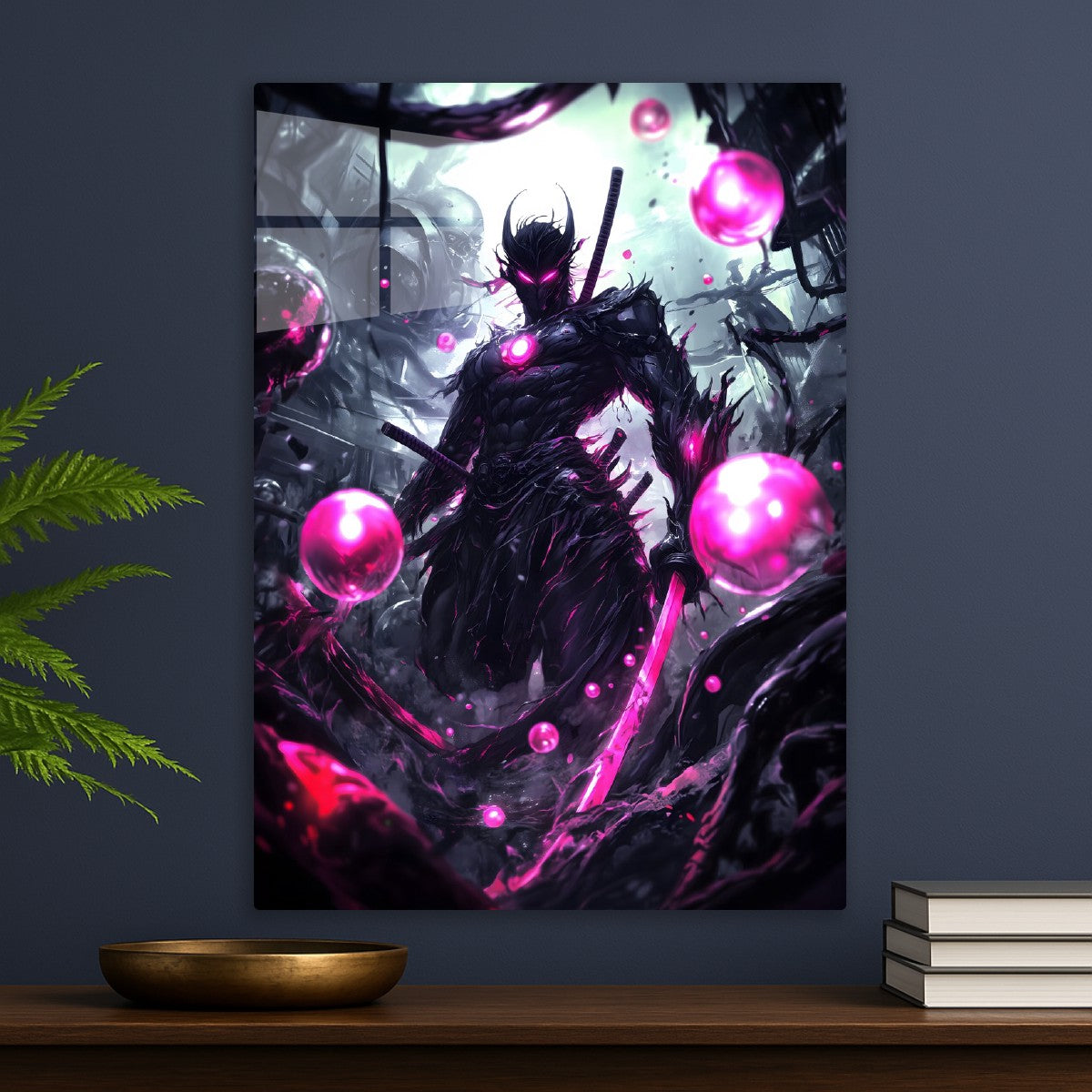 Neon Samurai's Cosmic Battle