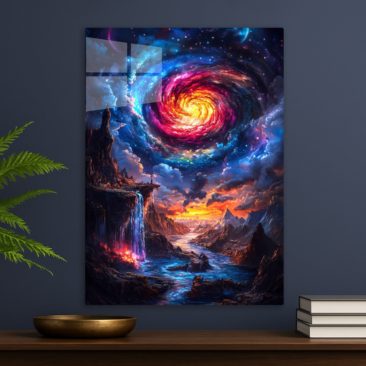 Cosmic Vortex Over Enchanted V