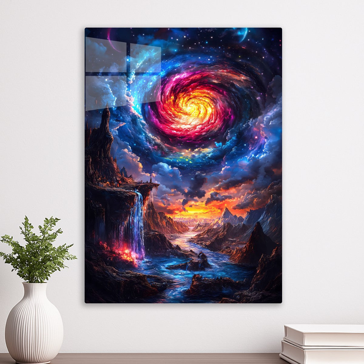 Cosmic Vortex Over Enchanted V