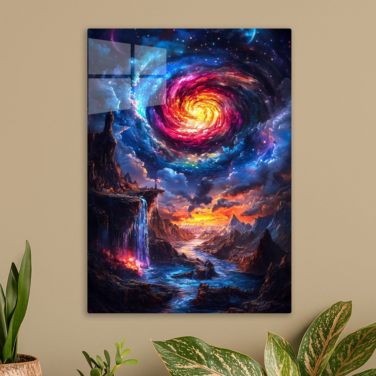 Cosmic Vortex Over Enchanted V