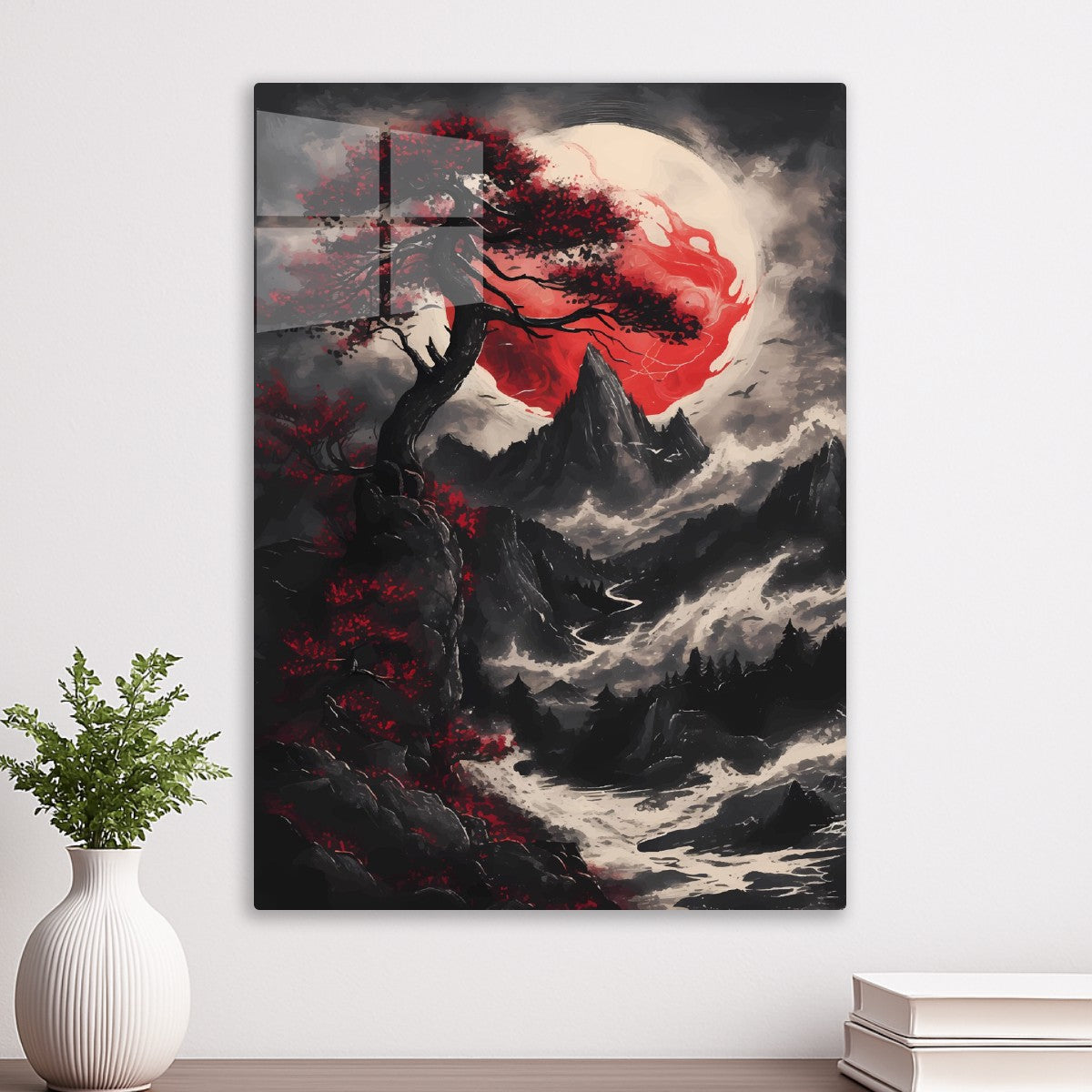 Red Bonsai Tree