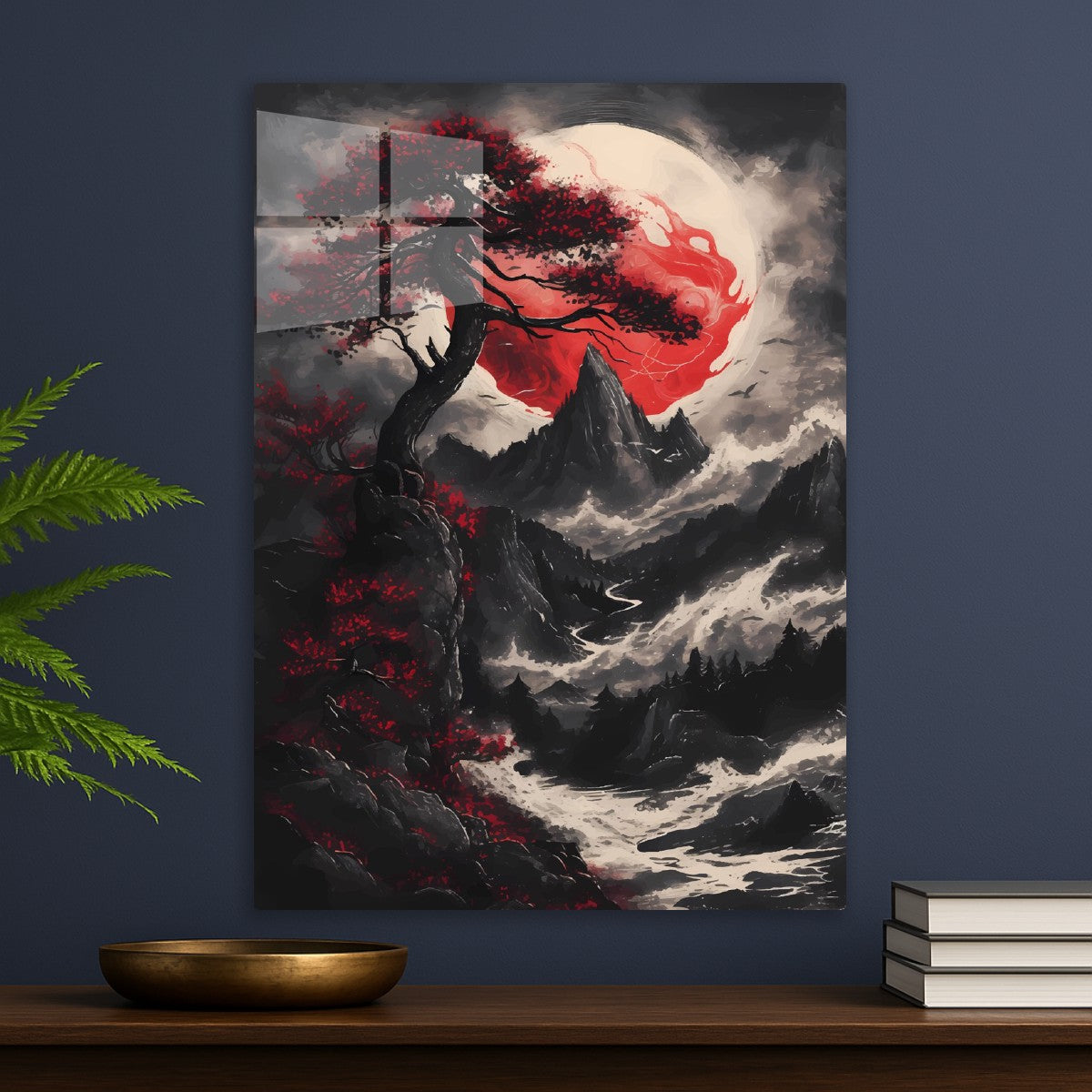 Red Bonsai Tree