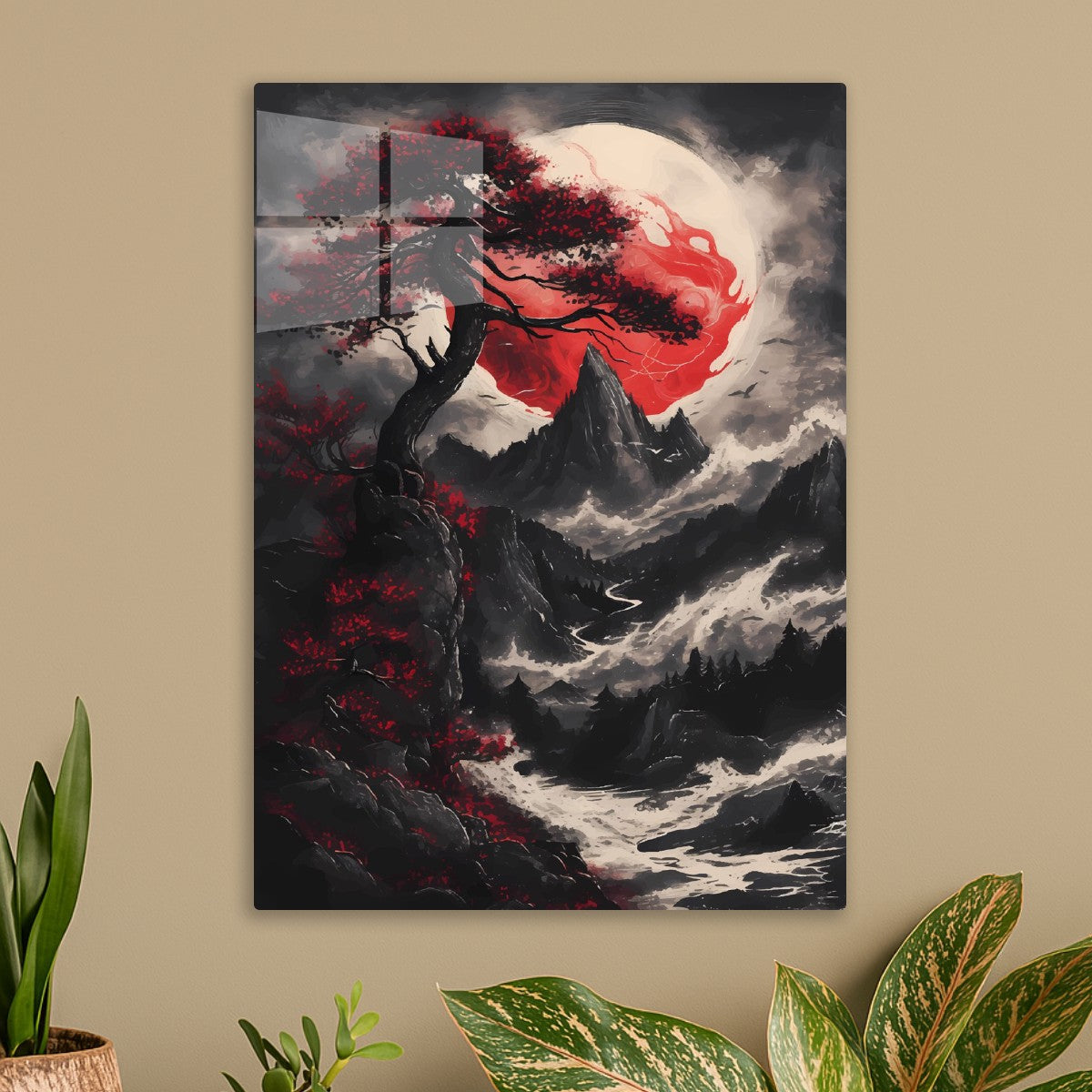 Red Bonsai Tree