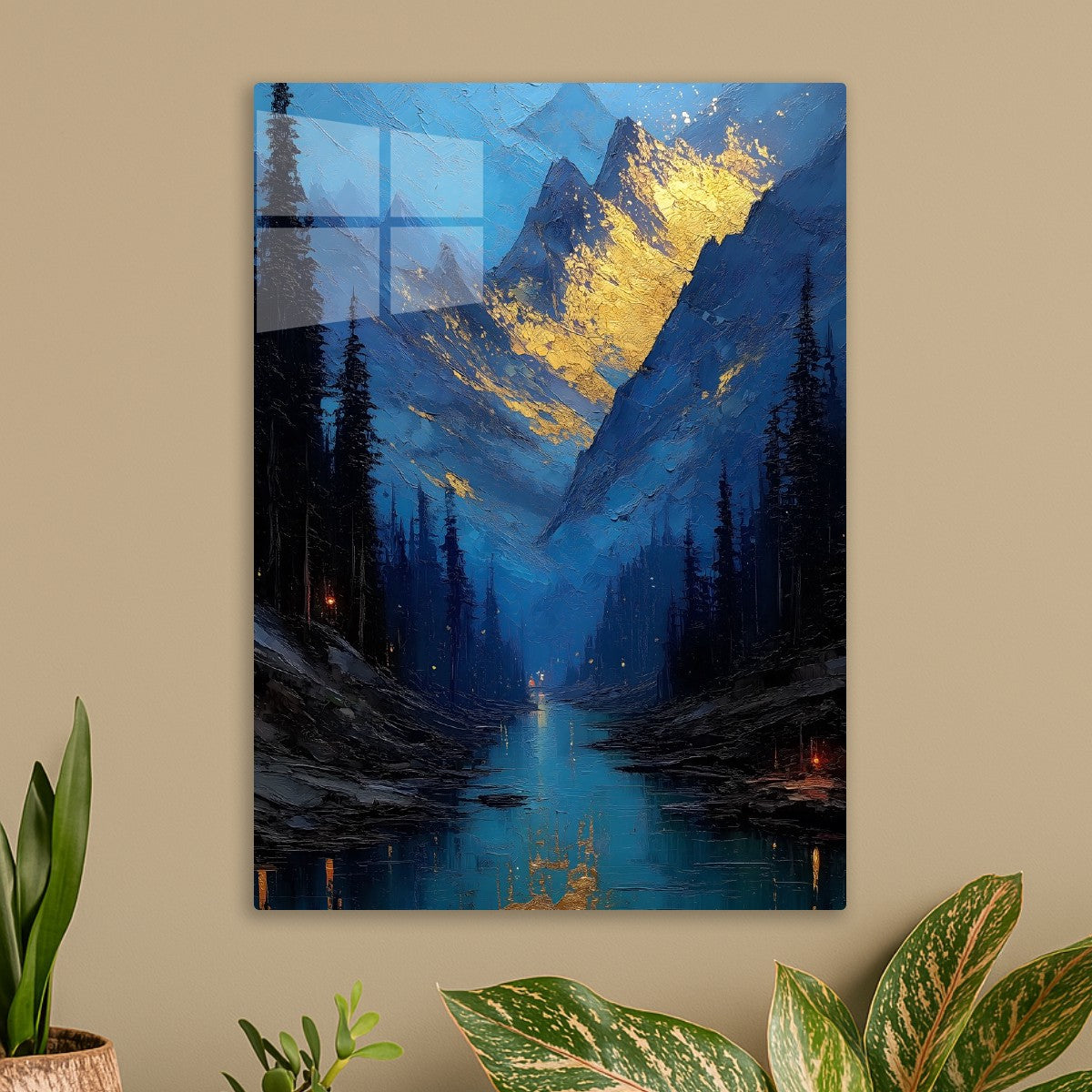 Golden Peaks at Dusk