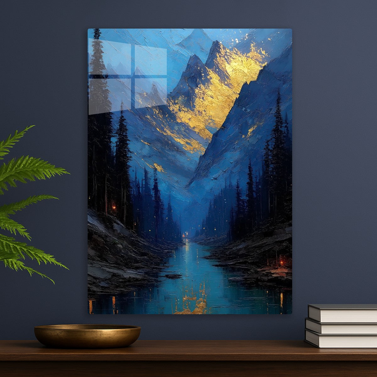 Golden Peaks at Dusk
