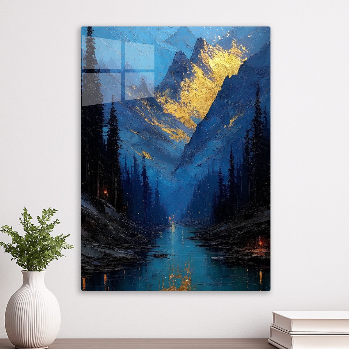 Golden Peaks at Dusk