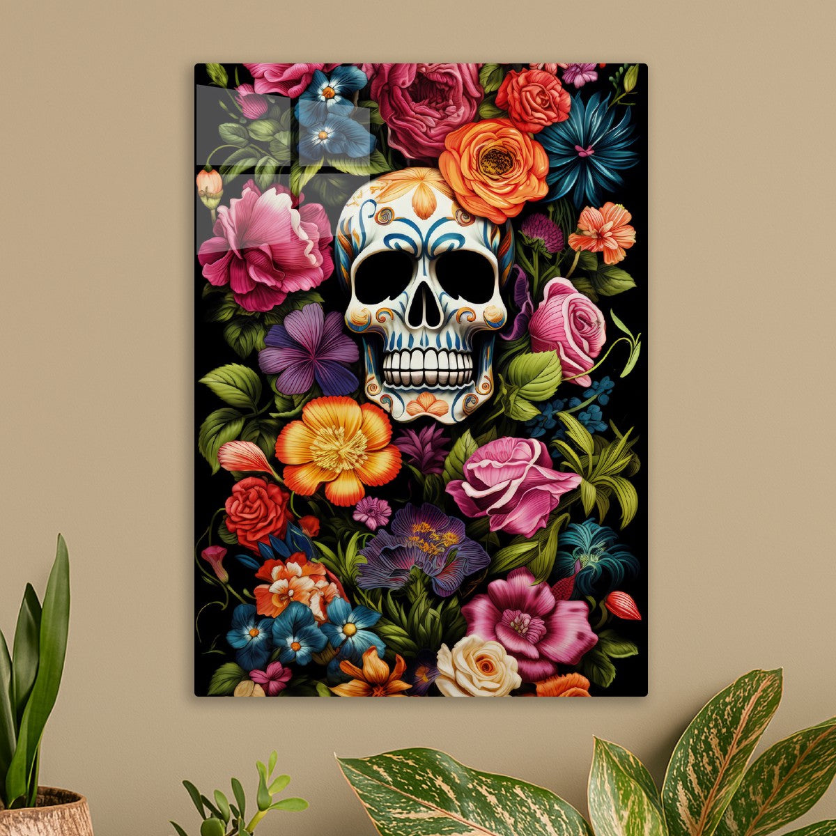 Floral Sugar Skull