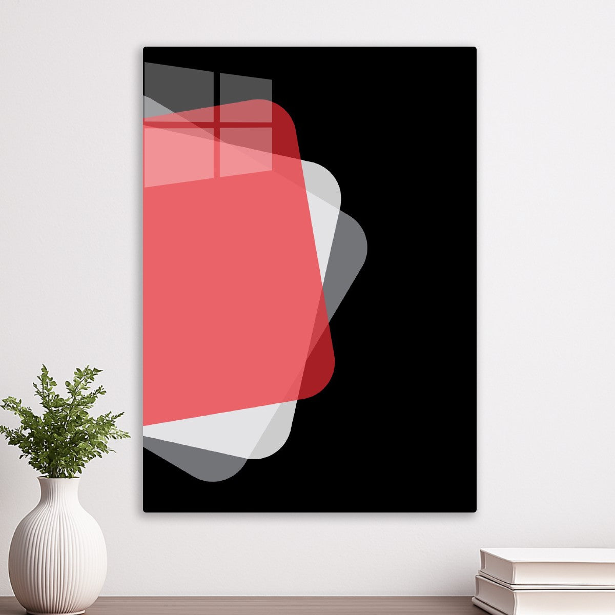 Minimal Red and White Squares 