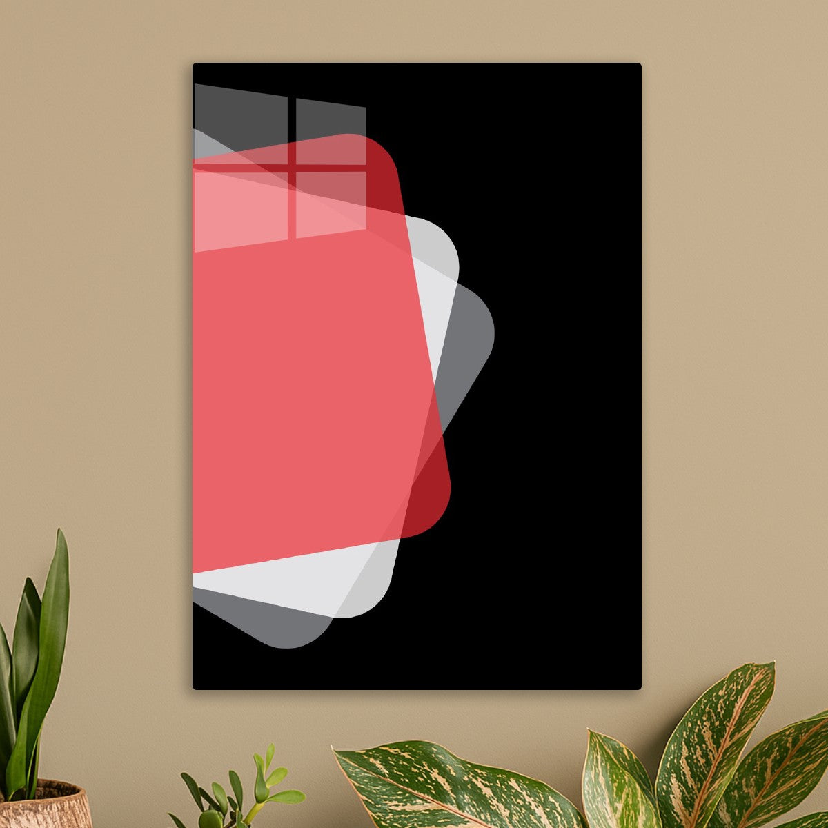 Minimal Red and White Squares 