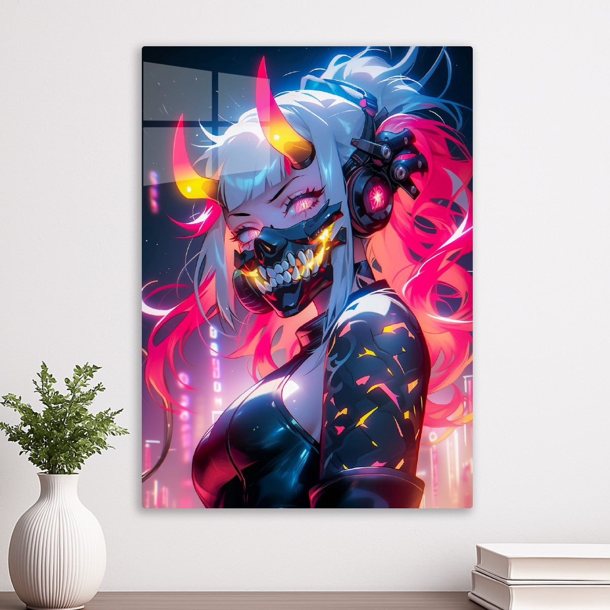 Neon Gamer Girl
