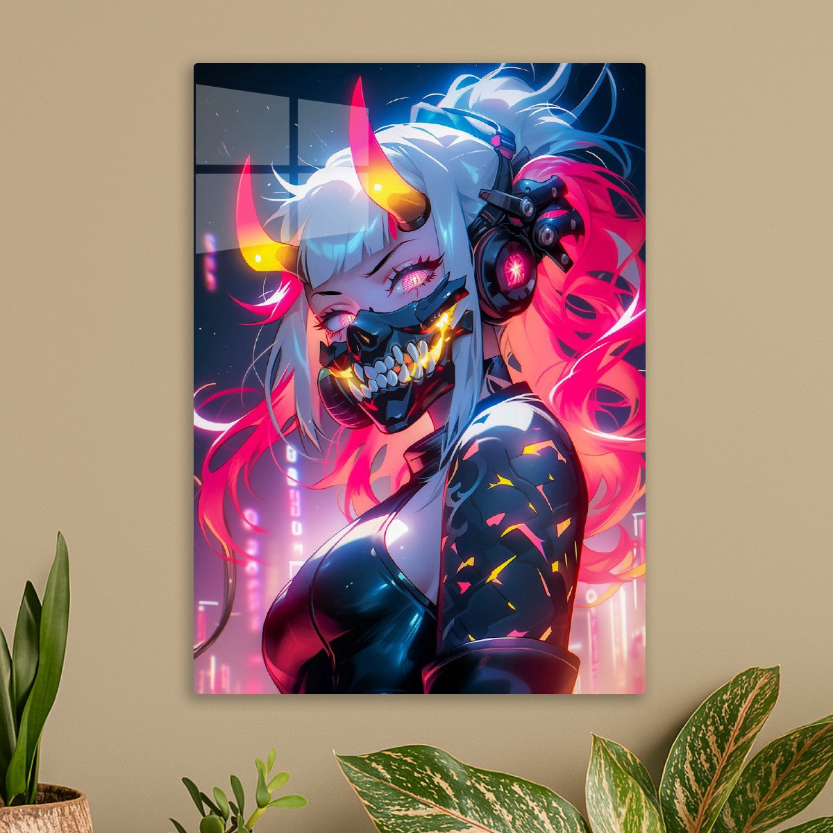 Neon Gamer Girl