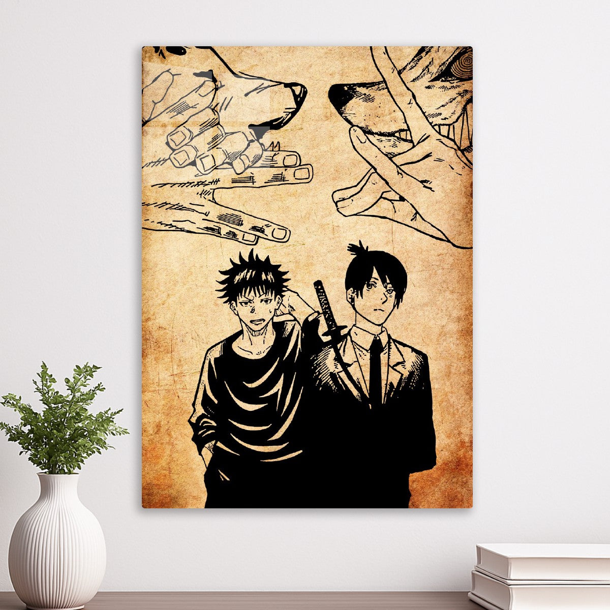 Megumi and aki, Chainsaw man