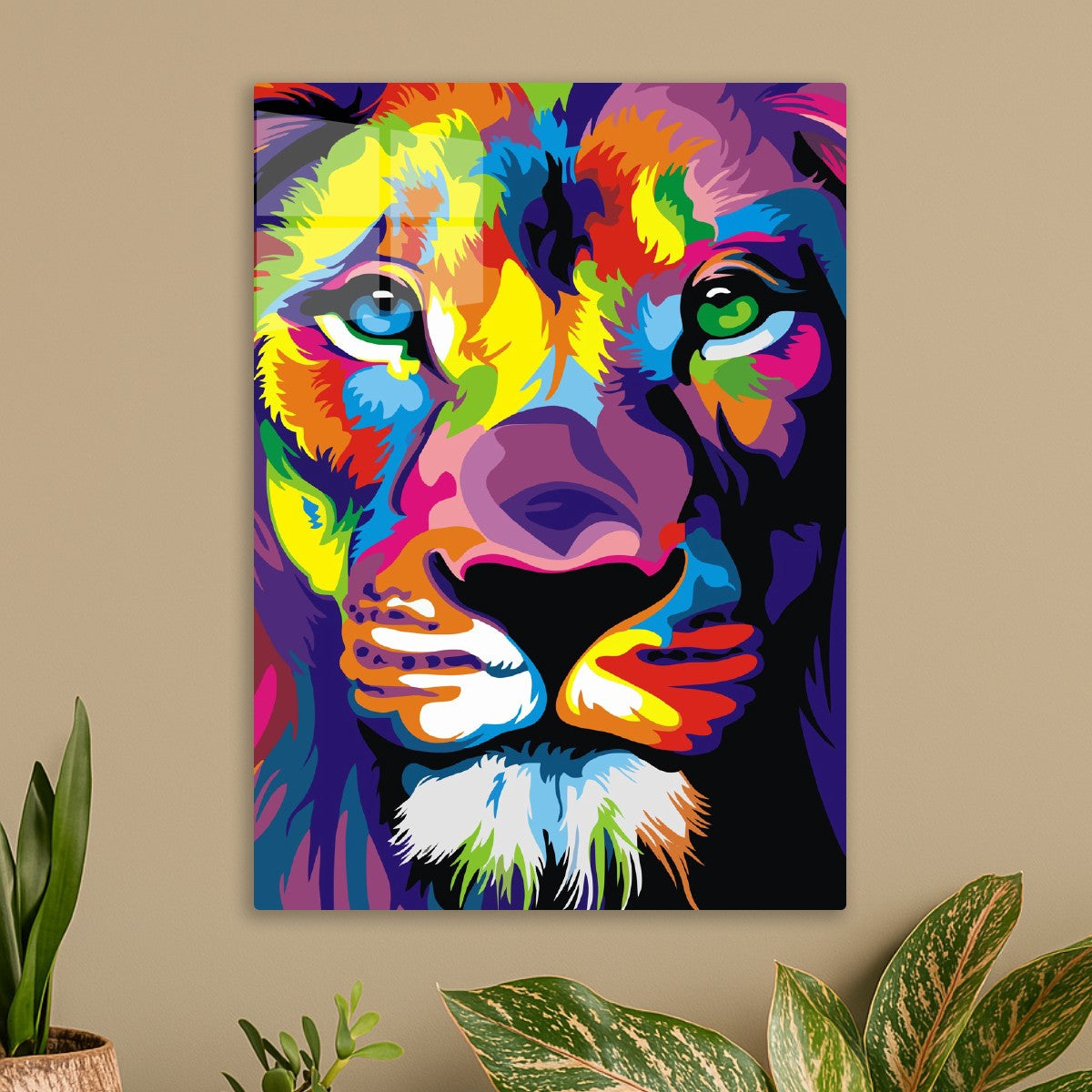 Pop art style Lion 