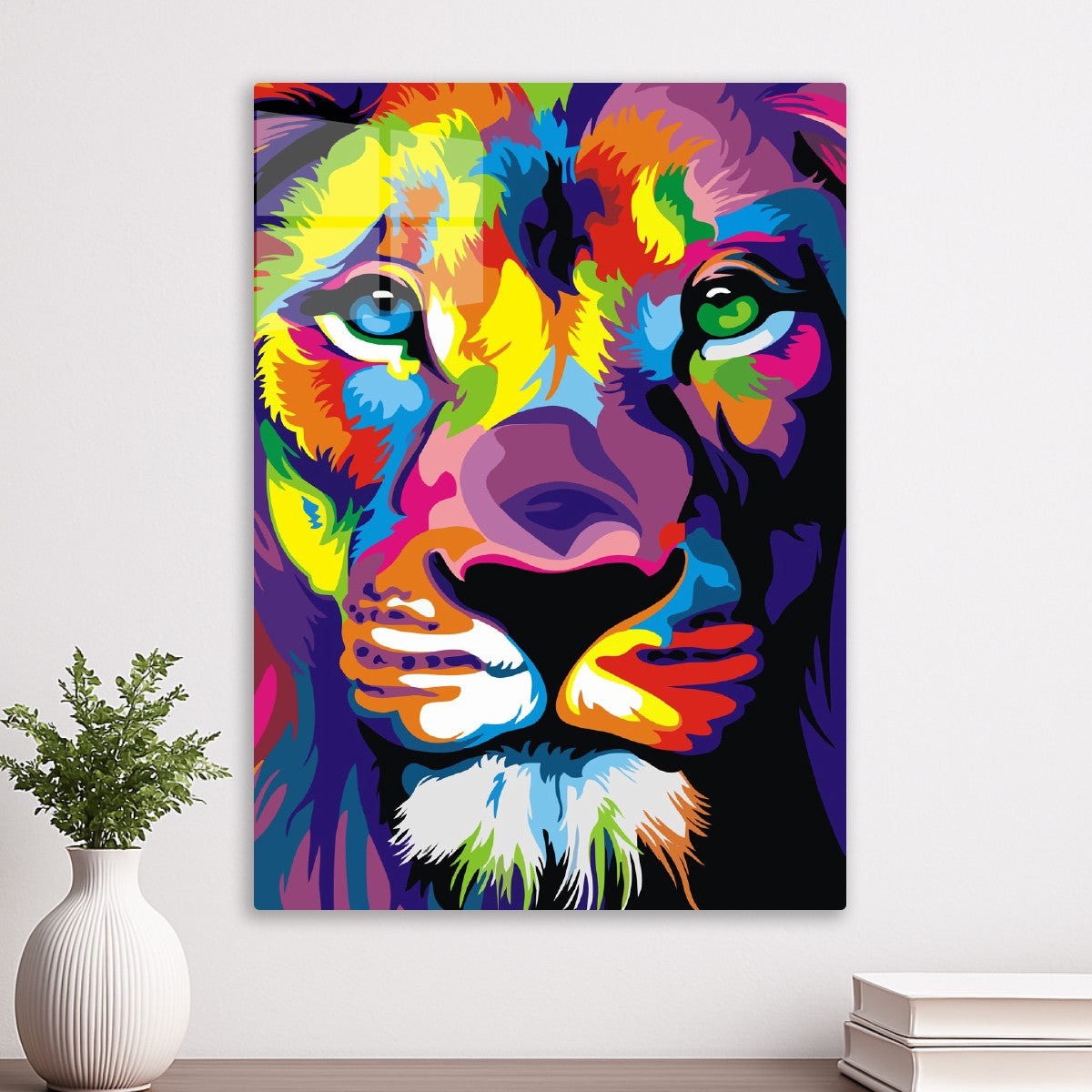 Pop art style Lion 