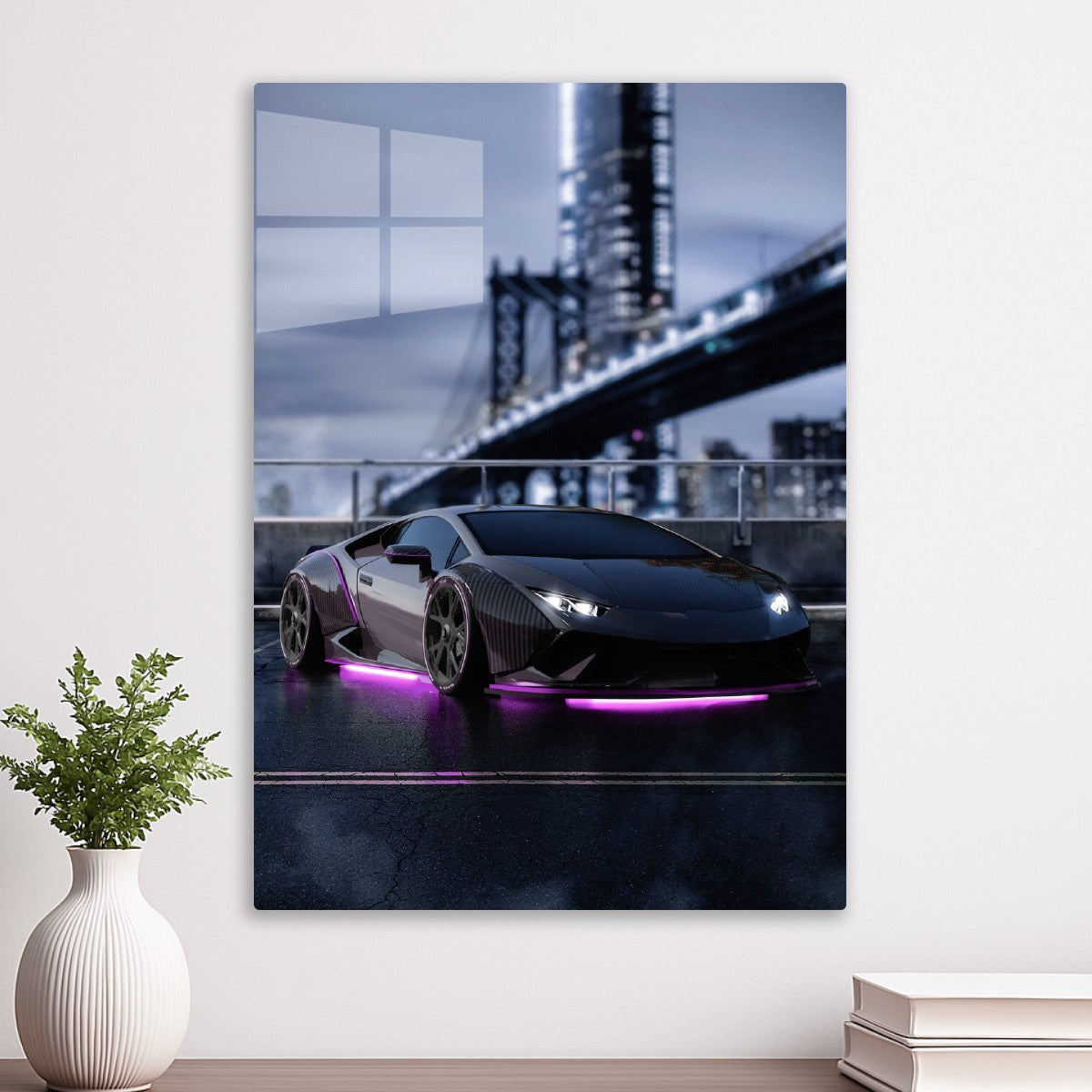 Neon Lamborghini 