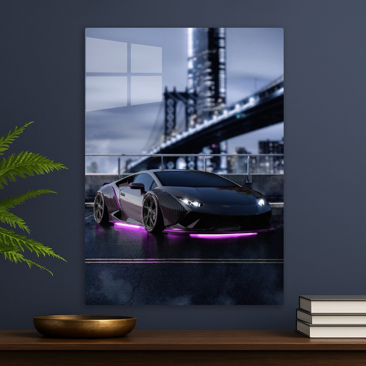 Neon Lamborghini 