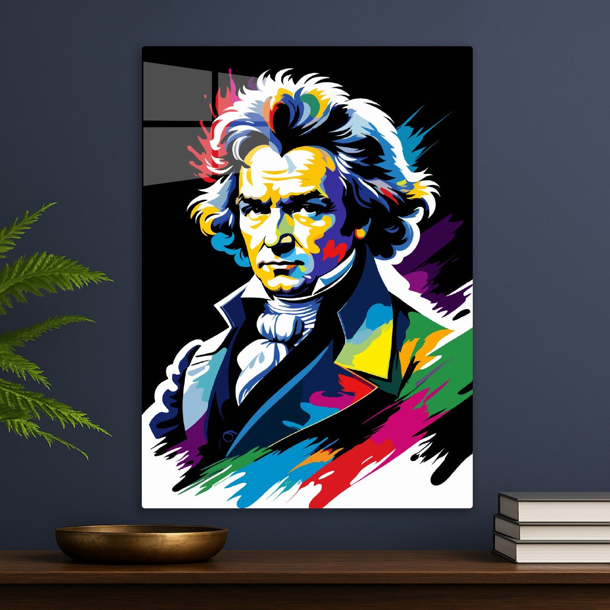 Pop Art Portrait of Beethoven