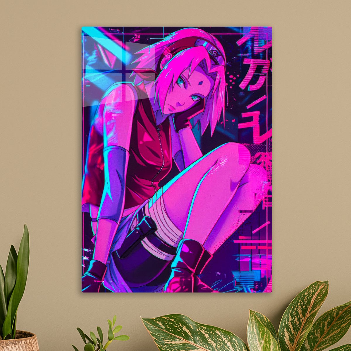 Sakura Neon Street Style, Naruto