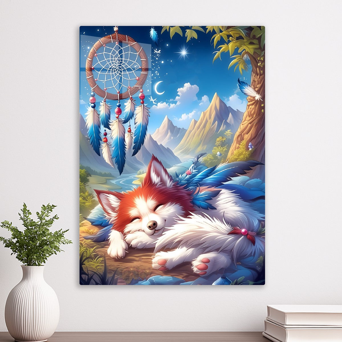 Dreaming Under the Moonlit Sky