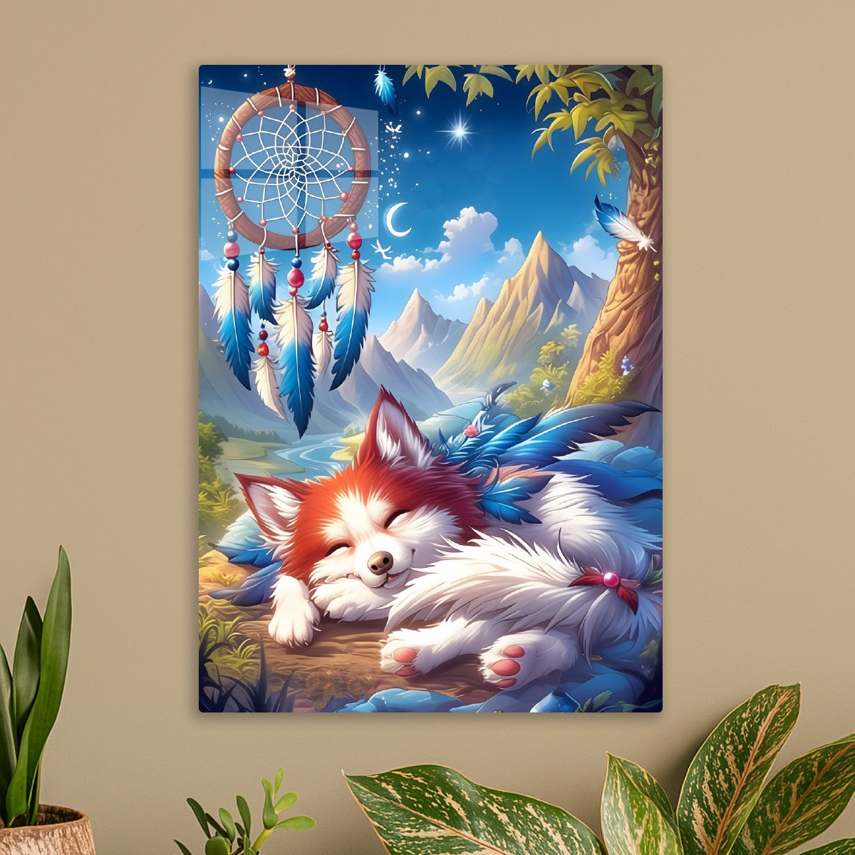 Dreaming Under the Moonlit Sky