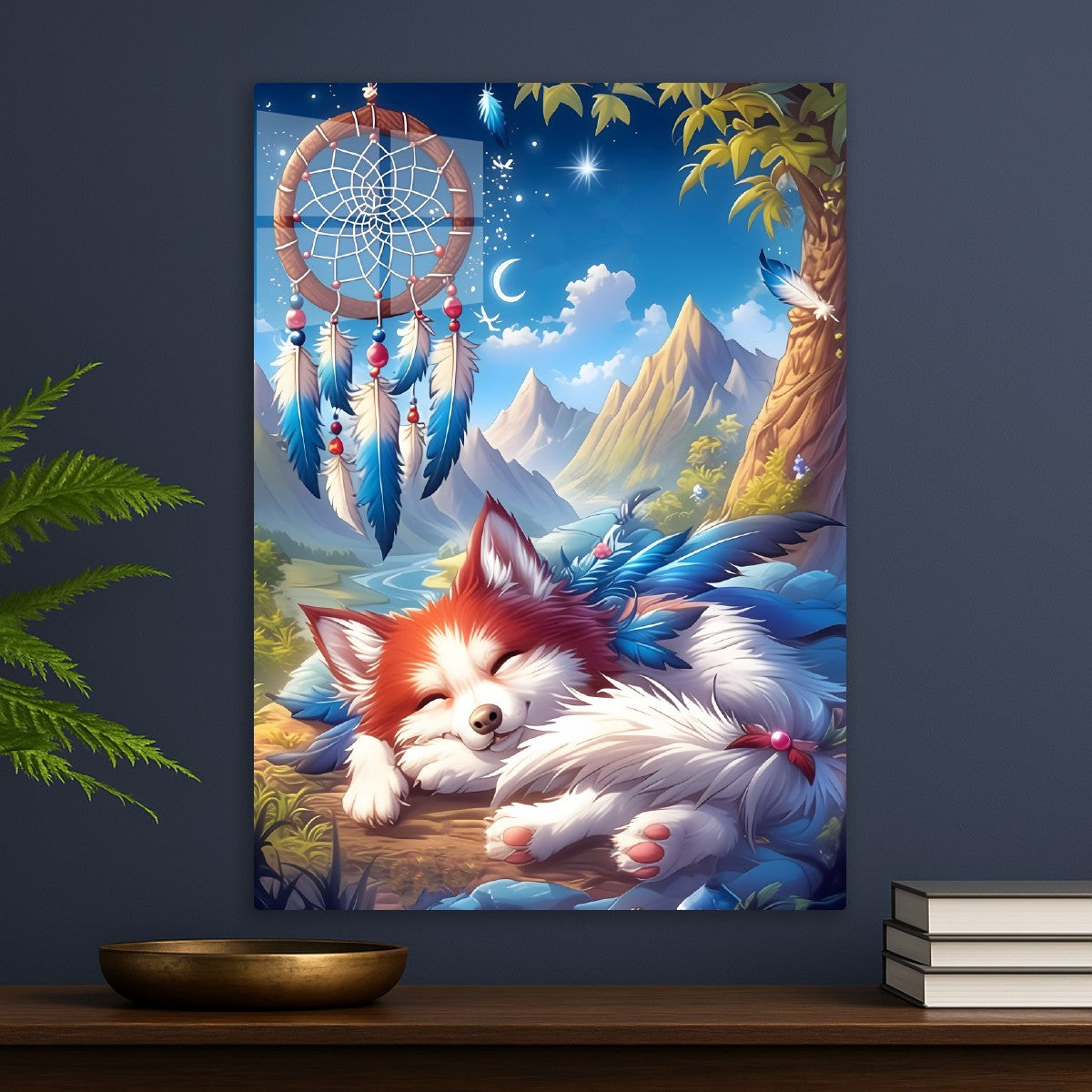 Dreaming Under the Moonlit Sky